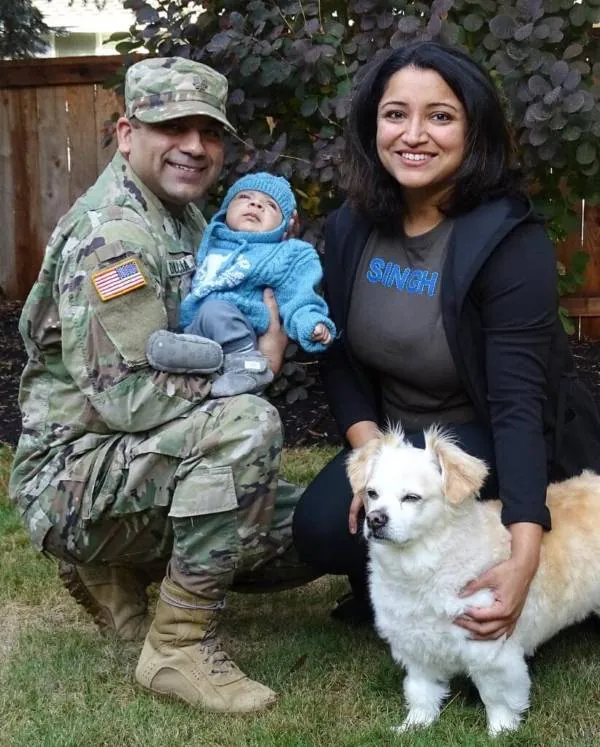 Dr. Gaurav ‘Rob’ Dudeja and his family.